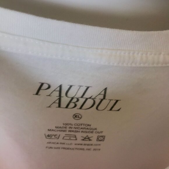 Paula Abdul T Shirt Rap Tee Graphic White Large L - Picture 4 of 13